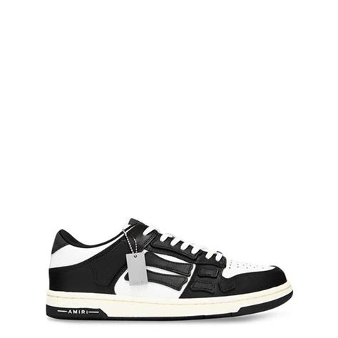 amiri skeleton top low trainers